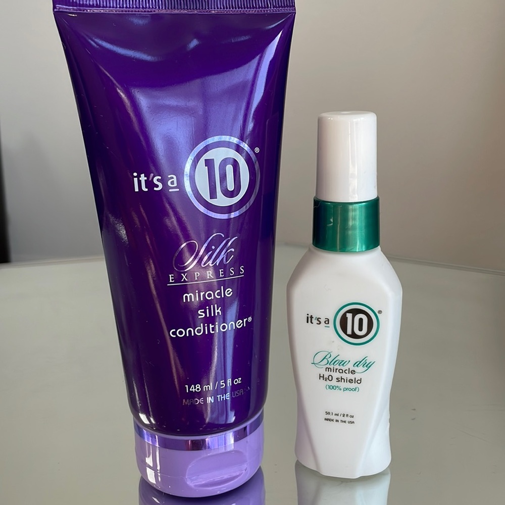 New! It’s a 10 Bundle - Silk Express Conditioner and Blow Dry Spray